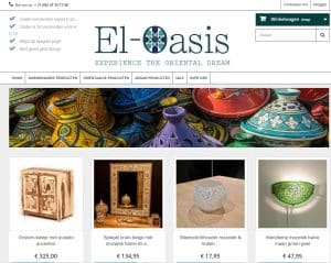 El-Oasis webshop ter overname - te koop